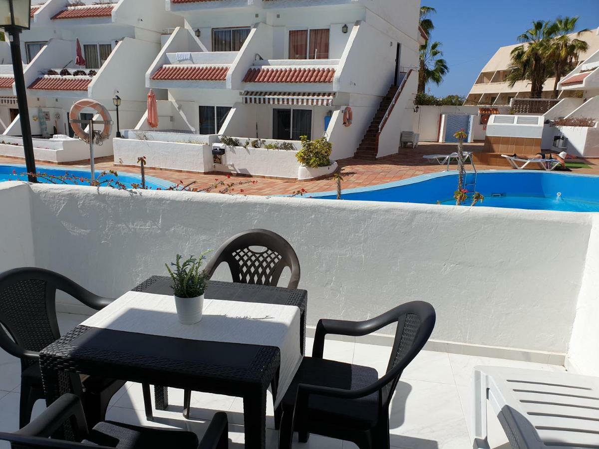 Casa Las Flores With Heated Pool, Only 490 Meters To The Beach, Balcony, Wifi Lägenhet Arona  Exteriör bild