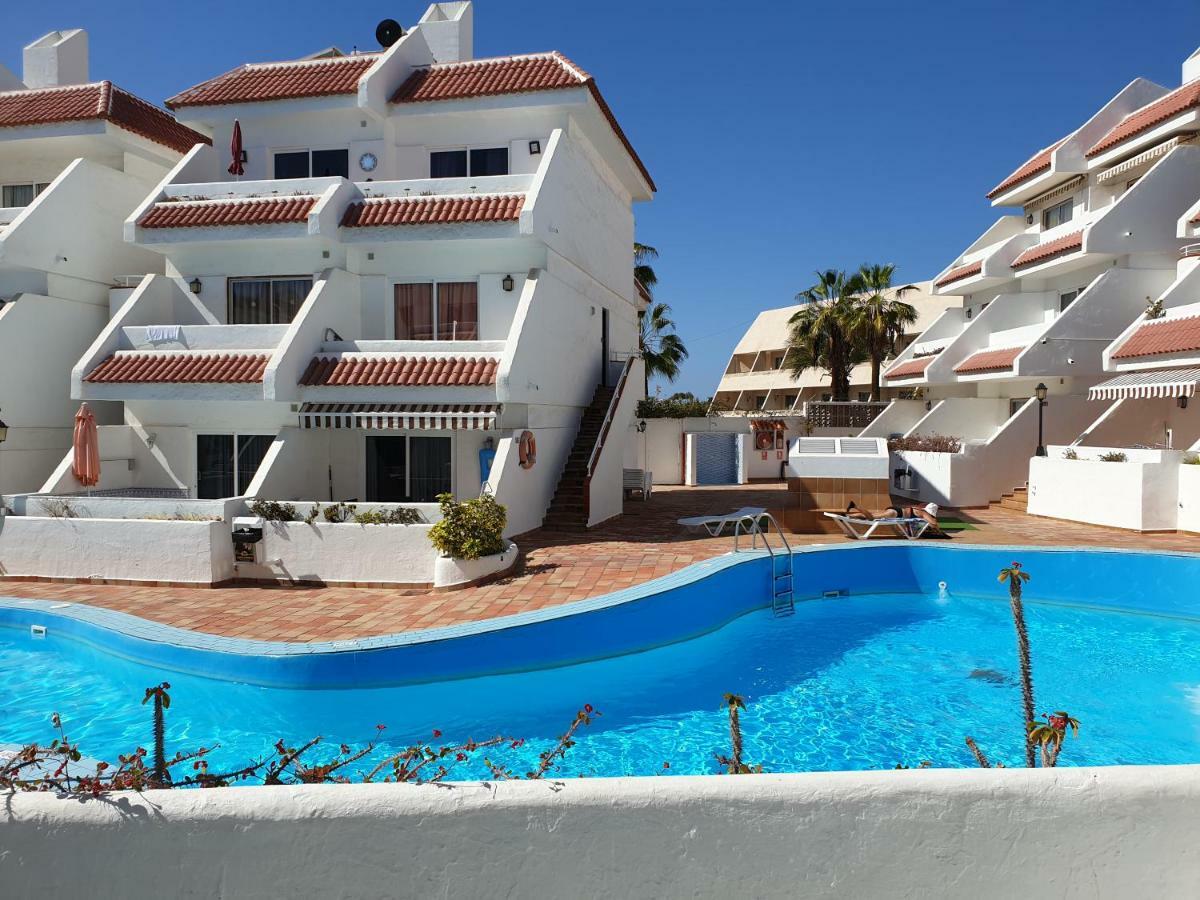 Casa Las Flores With Heated Pool, Only 490 Meters To The Beach, Balcony, Wifi Lägenhet Arona  Exteriör bild